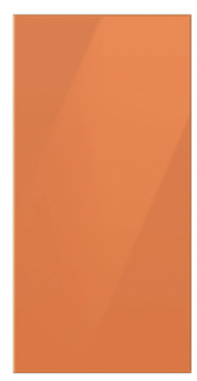 Bespoke 4-Door French Door Refrigerator Panel in Clementine Glass - Top Panel RA-F18DU4CH / RA-F18DU4CH/AA