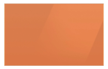 Bespoke 3-Door French Door Refrigerator Panel in Clementine Glass - Bottom Panel RA-F36DB3CH / RA-F36DB3CH/AA