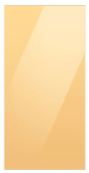 Bespoke 4-Door French Door Refrigerator Panel in Sunrise Yellow Glass - Top Panel RA-F18DU4C0/AA