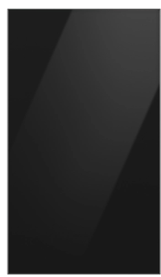 Bespoke 4-Door Flex™ Refrigerator Panel in Charcoal Glass - Bottom Panel RA-F18DBB33 / RA-F18DBB33/AA