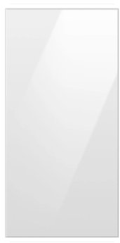 Bespoke 4-Door French Door Refrigerator Panel in White Glass - Top Panel RA-F18DU412 / RA-F18DU412/AA