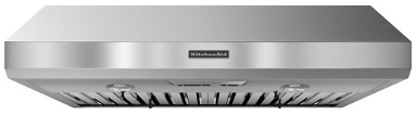 KitchenAid - 36" Externally Vented Range Hood - Stainless Steel KXU8036YSS