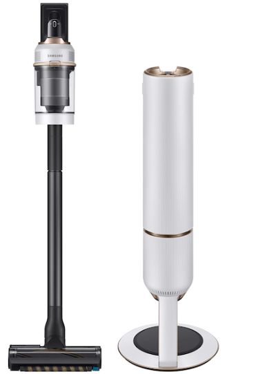 Samsung - Bespoke Jet Cordless Stick Vacuum with All In One Clean Station® - Misty White VS20A95923W/AA