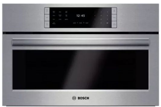 Bosch Benchmark Series HSLP451UC 30 Inch Single Steam Electric Wall Oven with 1.4 cu. ft. Oven Capacity, Steam Assist Clean, 1.4 qt. Water Tank, Perfect Reheating, Delay Start, Timer, and ADA Compliant