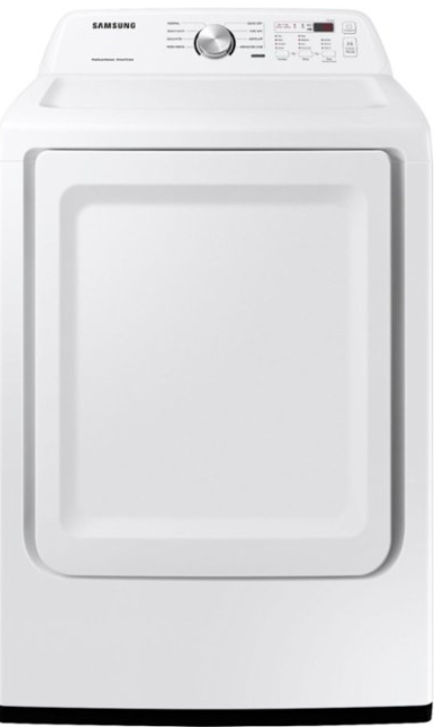 Samsung - 7.2 Cu. Ft. Gas Dryer with Sensor Dry - White DVG45T3200W