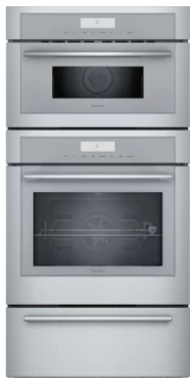 Thermador Masterpiece Series MEDMCW31WS 30 Inch Triple Combination Smart Electric Wall Oven with 8.6 cu. ft. Total Capacity, 16 Cooking Modes, Meat Probe, Self-Clean, Warming Drawer, and Sabbath Mode