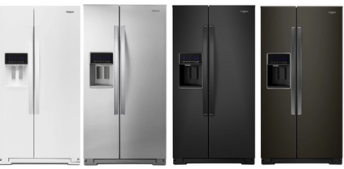 Whirlpool 36-inch Wide Counter Depth Side-by-Side Refrigerator - 21 cu. ft. WRS571CIH(B/W/Z/V)