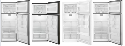 Whirlpool 28 Inch Top Freezer Refrigerator with 18 Cu. Ft. Total Capacity WRT518SZ(KV/FW/FG/FM)
