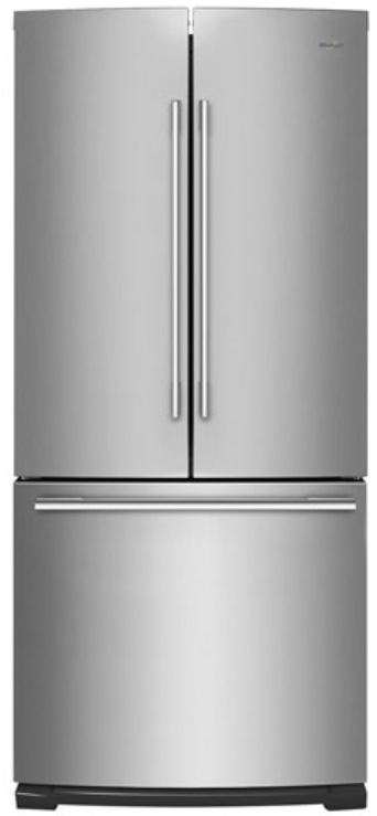 Whirlpool 30" French Door Refrigerator (WRFA60SFHZ) - Stainless Steel