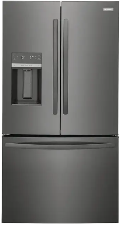 Frigidaire - 27.8 Cu. Ft. French Door Refrigerator - Black Stainless Steel FRFS2823AD