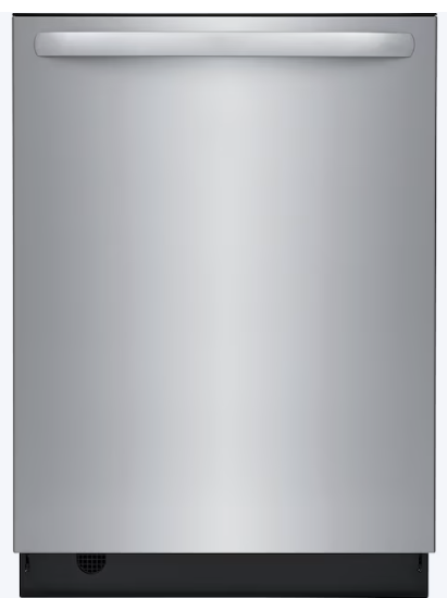 Frigidaire 24 inch Top Control Built-in Dishwasher With Third Rack ( Fingerprint Resistant Stainless Steel ) ENERGY STAR Certified 49-Decibels Very Quiet Sound Level FDSH450LAF