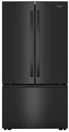 RED TAG DEAL! Whirlpool  WRFF3136SB - 31 Cu.Ft. French Door Refrigerator with Ice Maker and Family-Sized Capacity - Black