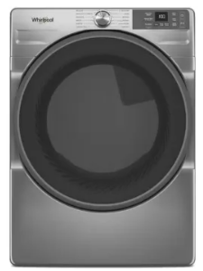 Whirlpool WGD5720RR 27 Inch Smart Gas Dryer with 7.4 cu ft Capacity, Wrinkle Shield™, AI Intelligent Dry, Quick Wash & Dry, Sanitize Cycle, Air Dry Cycle, Whirlpool® App, Cycle Notification, Voice Control, Family Share and ENERGY STAR® Certified