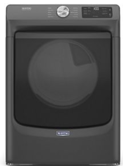 Maytag - 7.3 Cu. Ft. Stackable Gas Dryer with Extra Power Button - Volcano Black MGD5630MBK