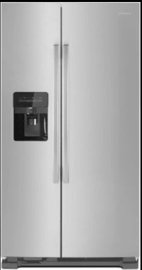 Amana 36 Inch Freestanding Side by Side Refrigerator with 24.57 Cu. Ft. Total Capacity ASI2575GR(W/B/S)