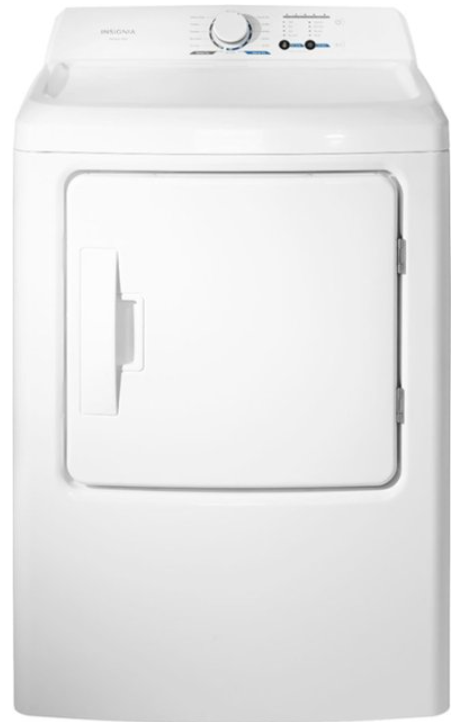 Insignia™ - 6.7 Cu. Ft. Electric Dryer with Sensor Dry - White NS-TDRE67W1