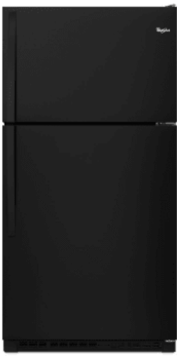 Whirlpool 33-inch Wide Top Freezer Refrigerator - 20 cu. ft. WRT311FZD(M/T/B/W/Z)