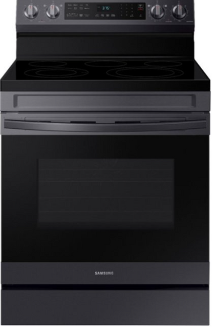 Samsung - 6.3 cu. ft. Freestanding Electric Range with WiFi, No-Preheat Air Fry & Convection - Stainless Steel NE63A6511(SS/SG)