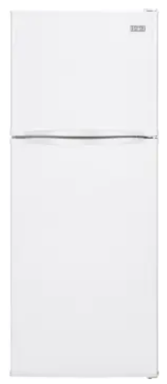 Haier HA10TG21S(B/S/W) 24 Inch Counter-Depth Top Freezer Refrigerator with 9.8 Cu.Ft. Total Capacity, 2 Spill Proof Glass Shelves, Humidity Controlled Crisper, LED Interior Lighting, 3 Door Bins, 1 Freezer Shelf, 2 Freezer Door Bins and ADA Compliance