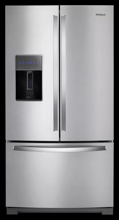 Whirlpool WRF767SDHZ 36 Inch French Door Refrigerator with Dual Icemakers