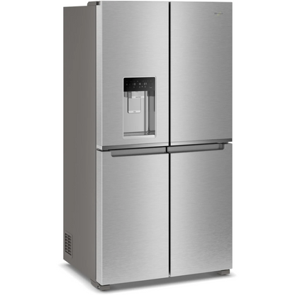 Whirlpool WRQC7836RZ 36 Inch Counter-Depth 4-Door French Door Refrigerator with 19.1 Cu.ft. Capacity. In-Door-Ice® and Water, Auto Ice Maker, and ENERGY STAR®