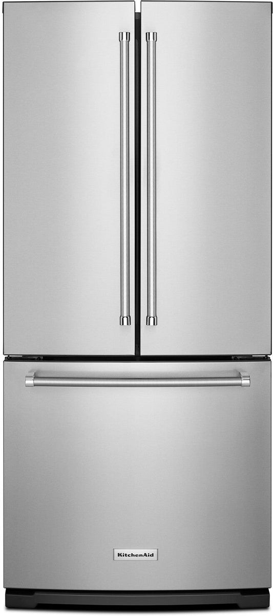 KitchenAid KRFF300ESS 30 Inch French Door Refrigerator with 19.7 cu. ft. Capacity, ExtendFresh™ System