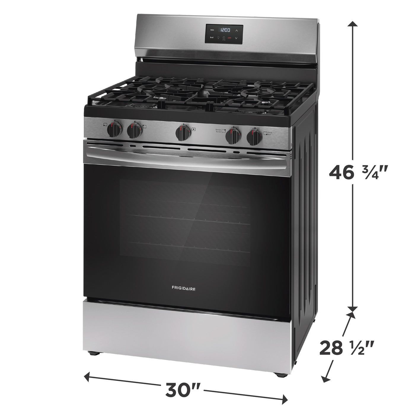 BRAND NEW IN BOX Frigidaire 30'' Gas Range Stainless Steel FCRG3052BS