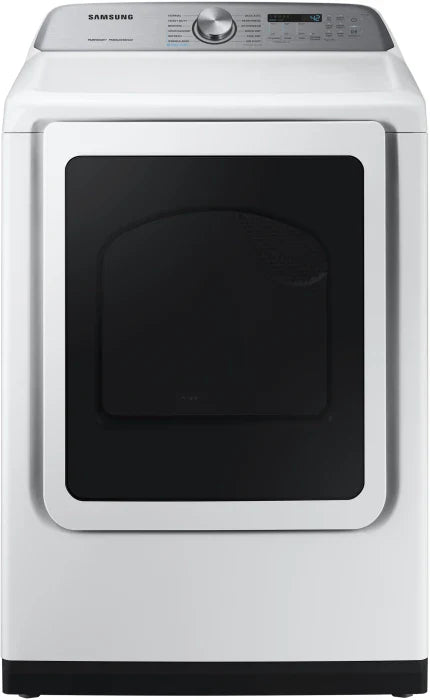 Samsung 7.4 cu. ft. Electric Dryer with Steam Sanitize+ in White (DVE50R5400W)
