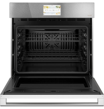 GE Café™ 30" Smart Single Wall Oven with Convection in Platinum Glass CTS70DM2NS5