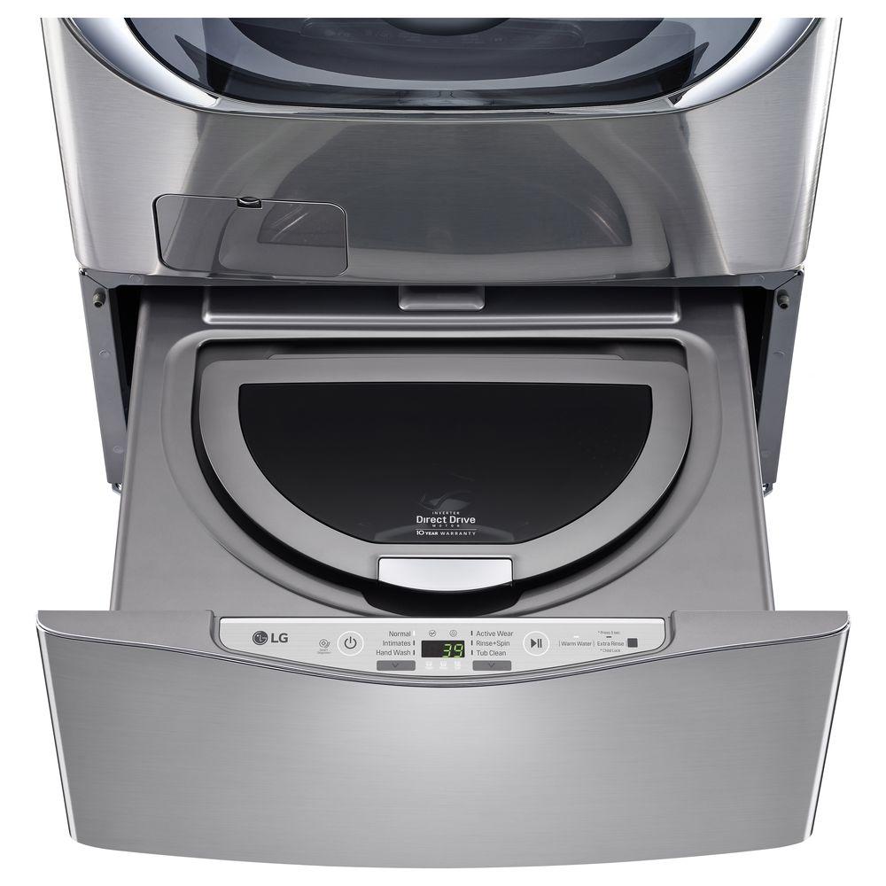LG 1.0 cu. ft. SideKick(TM) Pedestal Washer - Graphite Steel - WD100CV