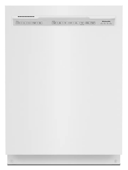 KitchenAid KDFE204KWH 24 Inch Full Console Dishwasher. 39 dBA, ProWash™, NSF® Certified: White