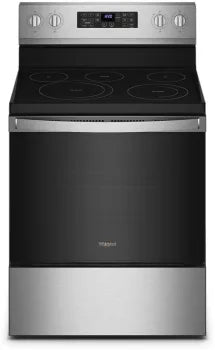 Whirlpool WFE550S0LZ 30 Inch Freestanding Electric Range with 5 Radiant Elements, 5.3 Cu. Ft. Capacity
