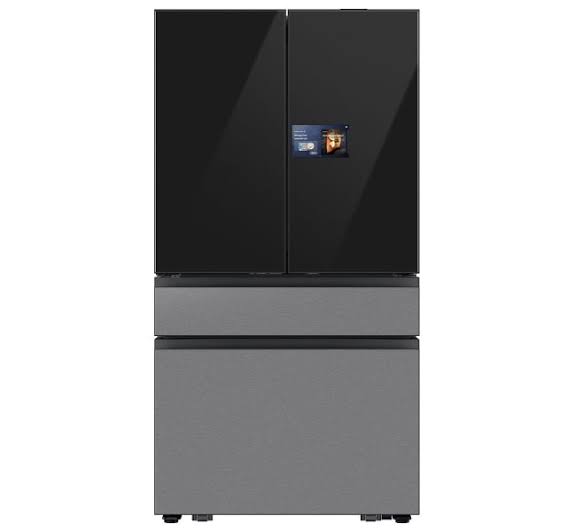 Bespoke AI 4-Door French Door Refrigerator RF80 | AI Vision™ | Auto Open Door 29 cu.ft. RF90F29BECRAA