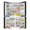 Samsung 22.5 Cu. Ft. Bespoke Stainless 4-Door French Door Counter Depth Refrigerator RF23DB9600QLAA