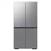 Samsung 22.5 Cu. Ft. Bespoke Stainless 4-Door French Door Counter Depth Refrigerator RF23DB9600QLAA