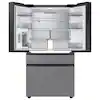 Bespoke 36 in. 23 cu. ft. Counter Depth 4-Door French Door Refrigerator in Stainless Steel with Beverage Center RF70F23DERAA