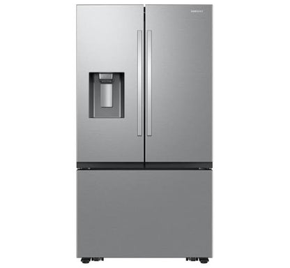 Samsung - 36 in. Wide Bespoke AI 31 cu. ft. Mega Capacity 3-Door French Door Refrigerator with External Water & ice  RF32CG5B30SRAA