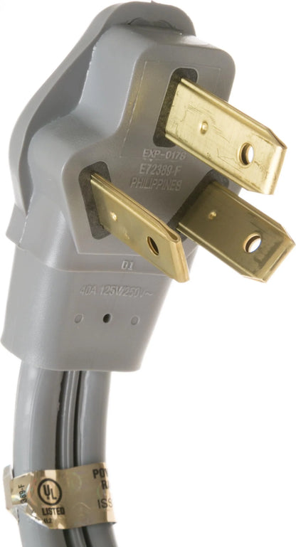 WX09X10006 4' 40amp 3 Wire Range Cord