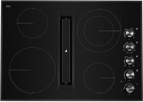 JennAir Black Floating Glass 30" JX3™ Electric Downdraft Cooktop JED3430GB