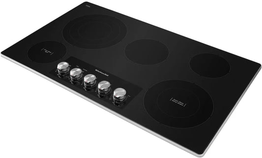KitchenAid (KCES556HSS) 36 Inch Electric Cooktop with 5 Radiant Elements