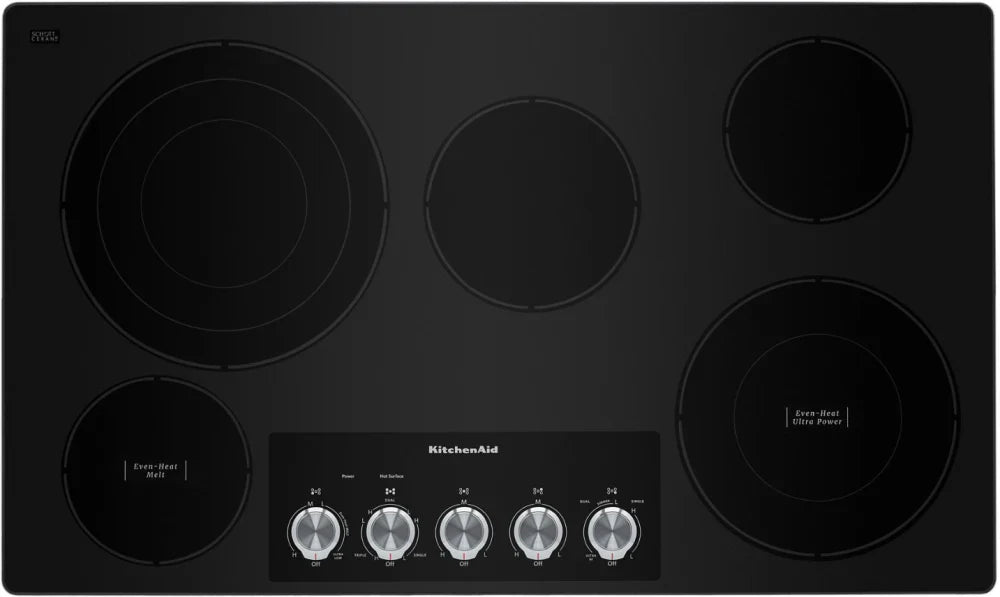 KitchenAid (KCES556HSS) 36 Inch Electric Cooktop with 5 Radiant Elements