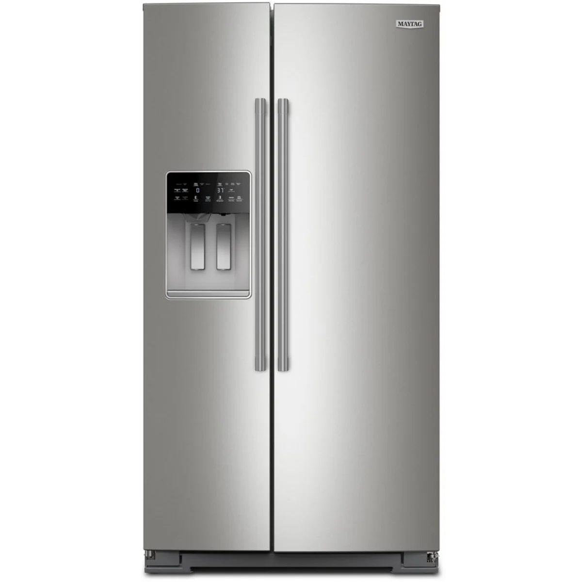 Maytag MRSF6636RZ 36 Inch Freestanding Side-by-Side Refrigerator with 28.3 Cu. Ft. Capacity, Icemaker, External Ice/Water Dispenser, and ADA Compliant