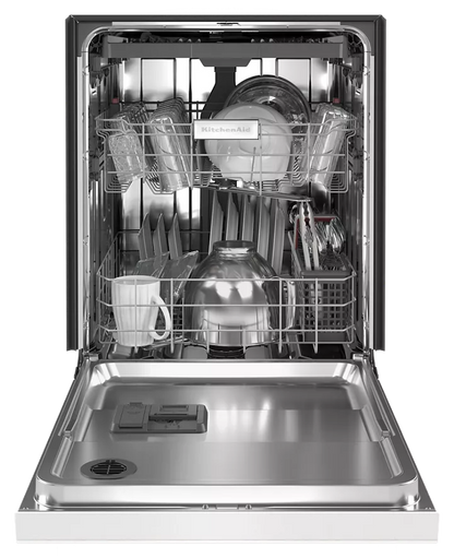 KitchenAid KDFE204KWH 24 Inch Full Console Dishwasher. 39 dBA, ProWash™, NSF® Certified: White