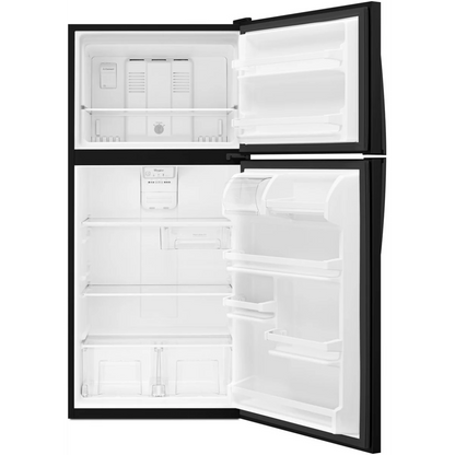 Whirlpool WRT318FZDB 30 Inch Top Freezer Refrigerator with 18 cu. ft. Capacity and ADA Compliant: Black
