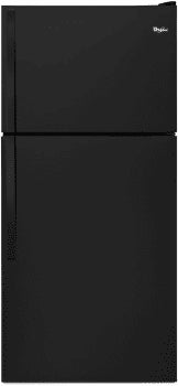 Whirlpool WRT318FZDB 30 Inch Top Freezer Refrigerator with 18 cu. ft. Capacity and ADA Compliant: Black