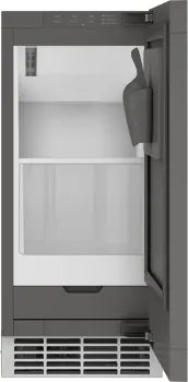 GE UNC15NPRII 15 Inch Under Counter Panel Ready Ice Maker with Nugget Ice