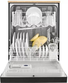 Whirlpool Heavy-Duty Portable Dishwasher with 1-Hour Wash Cycle (WDP370PAHB)