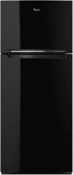 Whirlpool WRT518SZFB 28 Inch Top Freezer Refrigerator with 18 Cu. Ft. Total Capacity. EZ Connect Ice Maker Compatible: Black