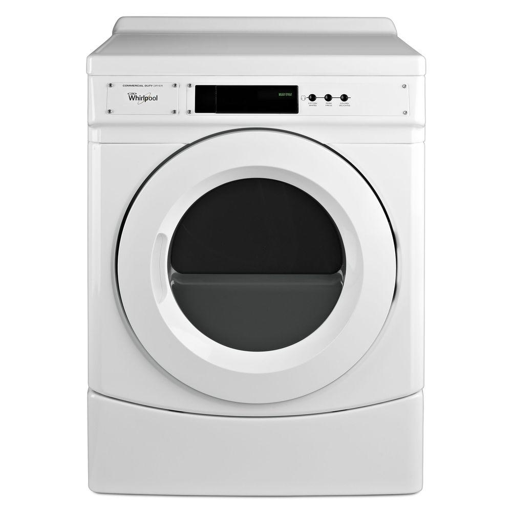 Whirlpool 27" Commercial Electric Dryer - White CED9060AW