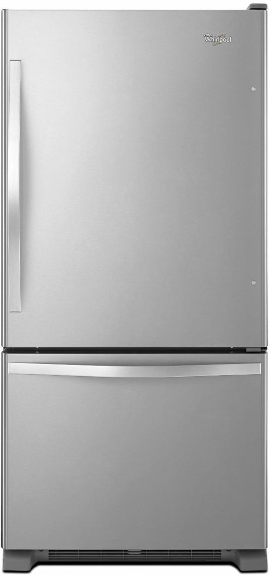 Whirlpool WRB322DMBM 33 Inch Bottom-Freezer Refrigerator with FreshFlow Preserver